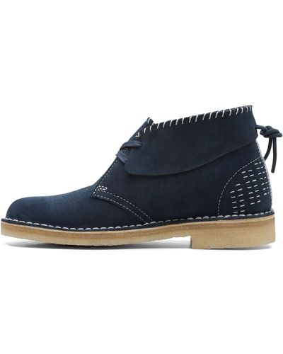 Clarks Desert -Stiefel - Blau