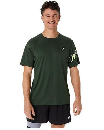 Asics Icon SS Top T-Shirt - Verde