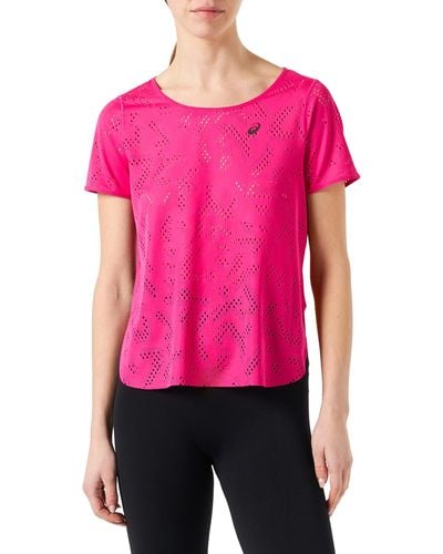 Asics 2012C228-702 Ventilate ACTIBREEZE SS TOP T-Shirt Pink Rave M