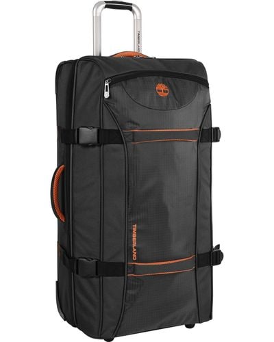 Timberland 26 Inch Lightweight Rolling Luggage Travel Bag Suitcase For - Black