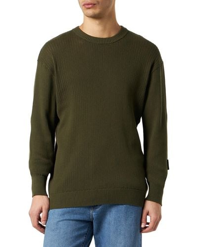 G-Star RAW Swiss Army Woven Knitted Pullover - Green