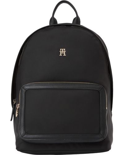 Tommy Hilfiger Rucksack Essential Backpack Handgepäck - Schwarz