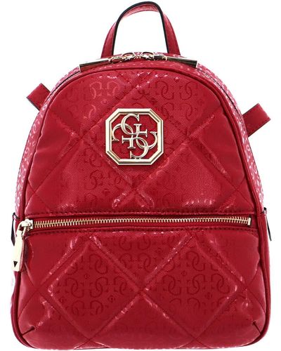 Guess Dilla Backpack Berry - Rouge