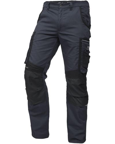 PUMA Workwear Premium Pantaloni da lavoro con molte tasche e tessuto in nylon extra rinforzato - Blu