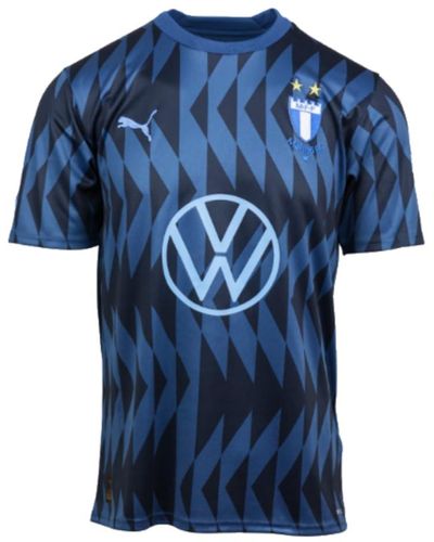 PUMA 2023 Malmo Ff Away Football Soccer T-shirt Jersey - Blue