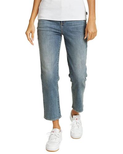 Eddie Bauer Revival Cropped Denim Jeans - Blu