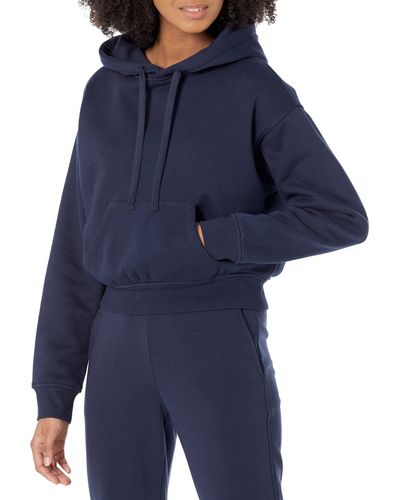 Amazon Essentials Crop Hoodie Sweatshirt - Blue