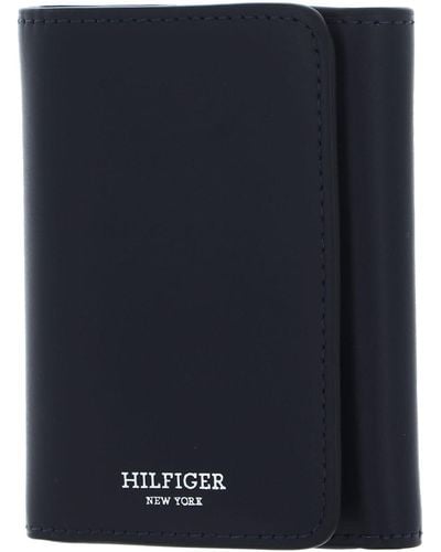 Tommy Hilfiger Th Prep Classic Vertical Wallet Black - Blue