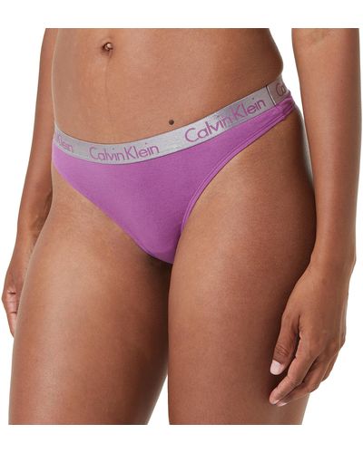 Calvin Klein Thongs - Purple