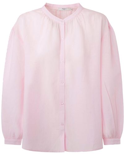 Pepe Jeans Petra Shirt Voor - Roze