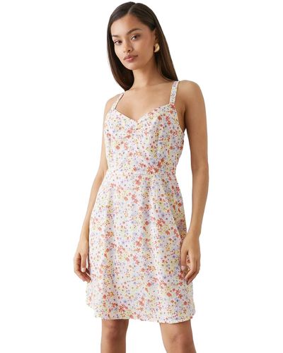 Dorothy Perkins Ditsy Print Short Dress For - Pink