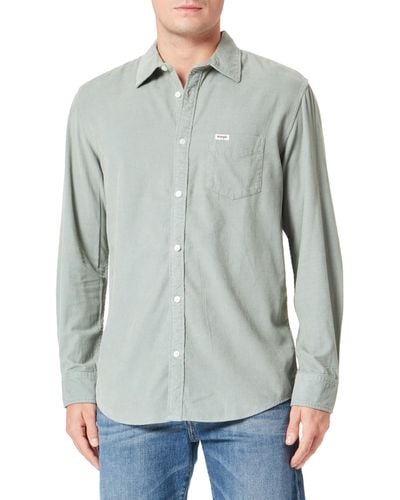 Wrangler 1 Pocket Shirt - Grau