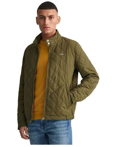 GANT Quilted Windcheater Jacket - Green