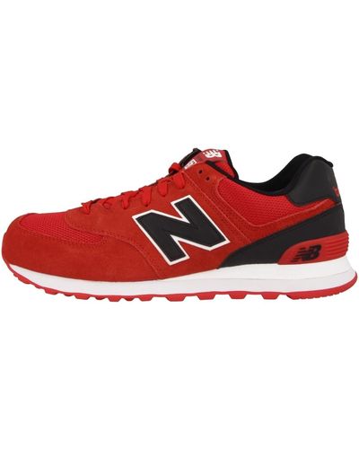 New Balance 574 Reflective Sneakers - Rot