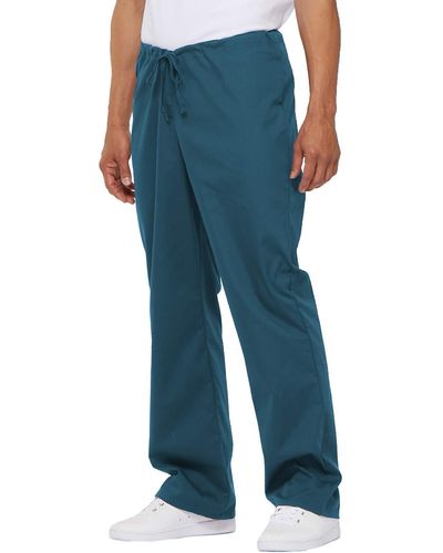 Dickies And Natural Rise Pant With 2 Pockets And Adjustable Drawstring - Blue