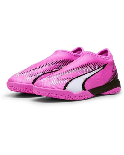 PUMA Youth Ultra Match Ll It + Mid Jr Soccer Shoes - Violet
