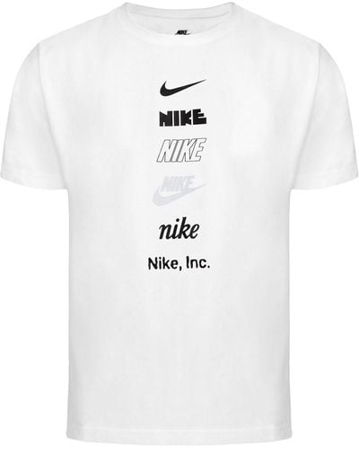 Nike M NSW Tee Club+ HDY PK4 - M - Weiß