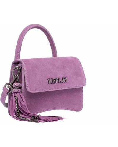 Replay Fw3361 Handbag - Purple