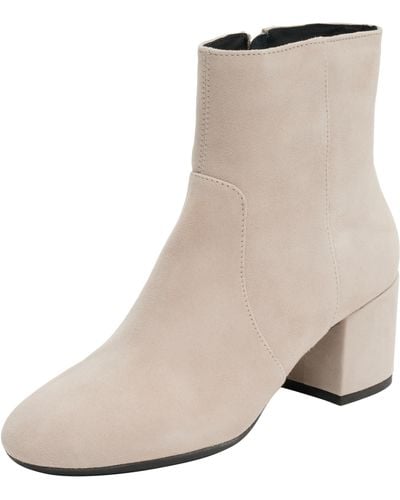 Geox D Eleana Ankle Boot - Natural