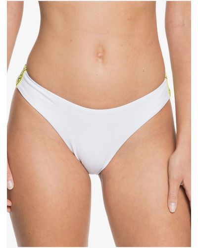 Roxy Bas de Bikini échancré - - S - Blanc