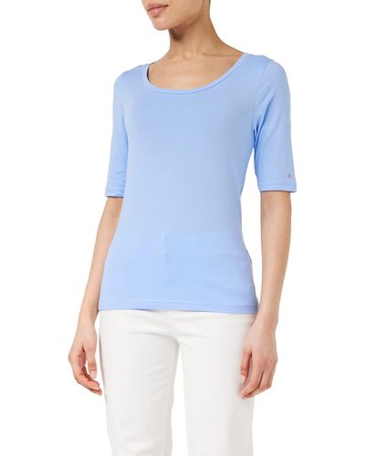 Tommy Hilfiger T-Shirt Kurzarm Slim Fit - Blau