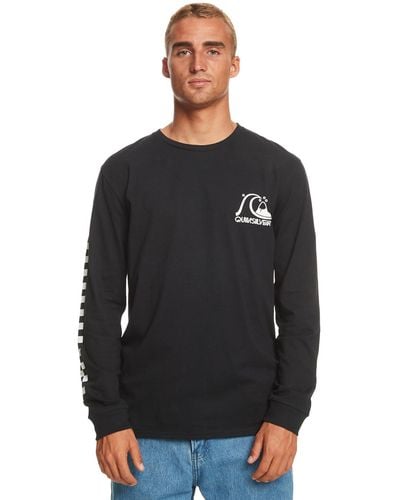 Quiksilver Long Sleeve T-shirt For - Long Sleeve T-shirt - - M - Black