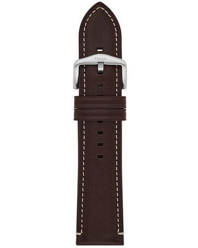 Fossil S241096 24 Mm Litehide Leather Brown Watch Strap