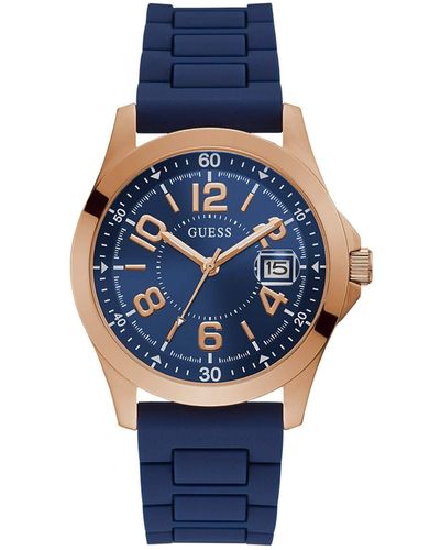 Guess Analog Blue Dial -adult Watch-gw0058g3