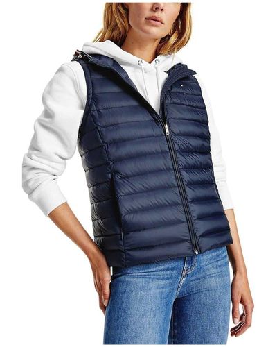 Gilets Tommy Hilfiger pour femme | Réductions en ligne jusqu'à 53 % | Lyst