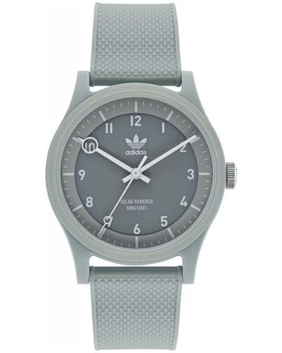 adidas Gray Ocean Plastic Strap Watch