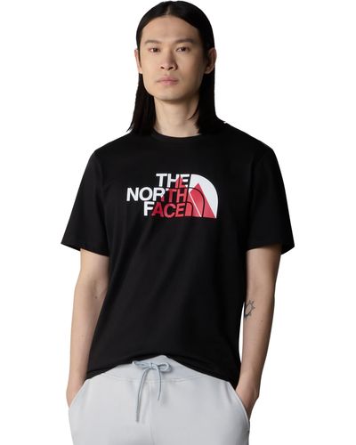 The North Face Shirt Biner Graphic 1 - Tee Standard Fit - Col Rond - TNF - Noir