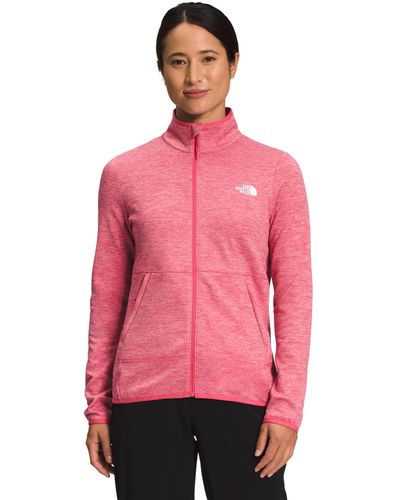 The North Face Canyonlands -Sweatshirt mit durchgehendem Reißverschluss - Pink