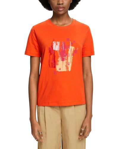 Esprit 034ee1k337 T-shirt - Orange