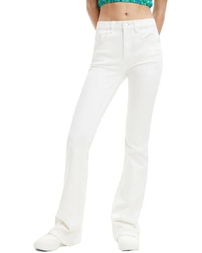 Desigual Straight Jeans - Weiß