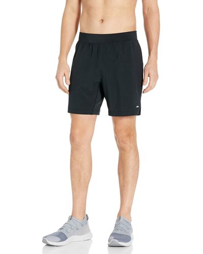 Amazon Essentials Pantaloncini da Allenamento in Tessuto Elasticizzato Performance Uomo - Blu