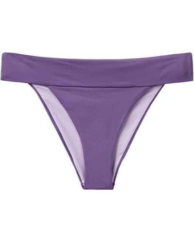 Benetton Sea Briefs 3p5h5s03g Bikini Bottoms - Purple