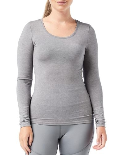 Iris & Lilly Long-sleeved Thermal Top - Grey