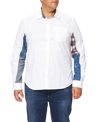 Desigual S CAM_DANI Button Down Shirt - Weiß