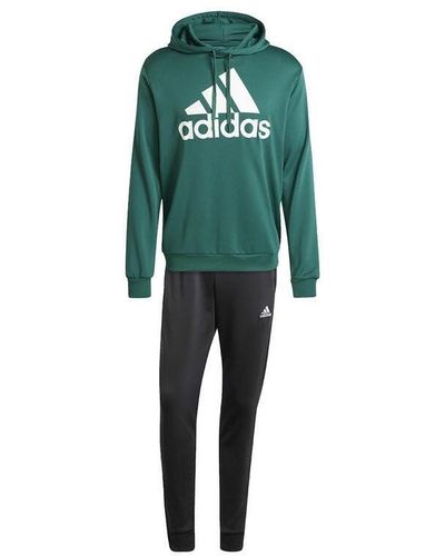 adidas Sportswear French Terry Hooded Track Suit Chándal - Verde