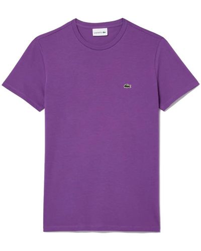 Lacoste T-shirt M/c TH6709 VIOLA XL - Violet
