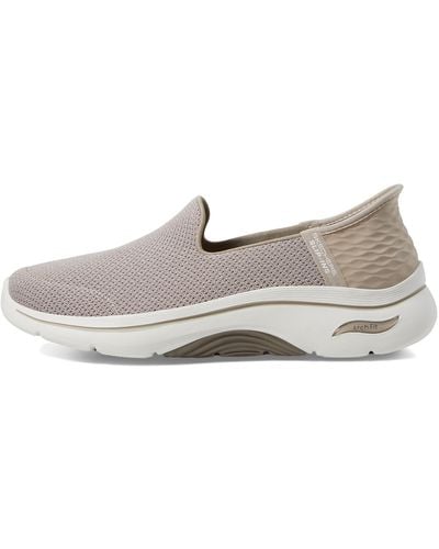 Skechers Go Walk Arch Fit 2.0 Slip-on Woven Low-top Sneakers - White