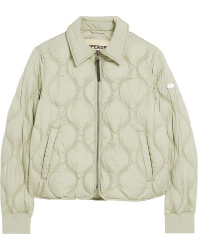 Superdry Studios Cropped Liner Jacket A4-padded - White