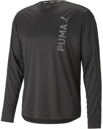 PUMA Fit Ultrabreathe Funktionsshirt schwarz XL - Grau