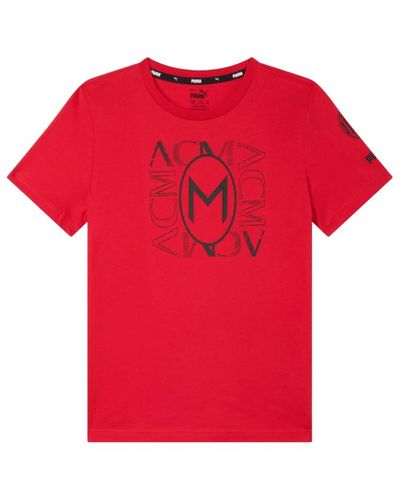 PUMA AC Milan Ftblcore ACM T-Shirt - Rot