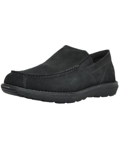 Timberland S Edgemont Slip-on Casual Shoes Leather Black 9.5