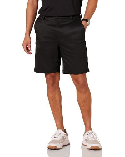 Amazon Essentials Pantaloncini da Golf Elasticizzati dalla vestibilità Classica - Nero