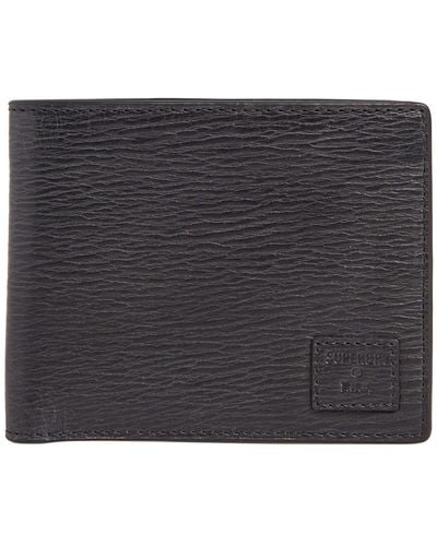 Superdry Benson Boxed Bi Fold Wallet Travel Accessory - Black