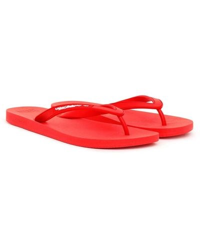 DIESEL Sa-kauay Nl Slide Sandal - Red