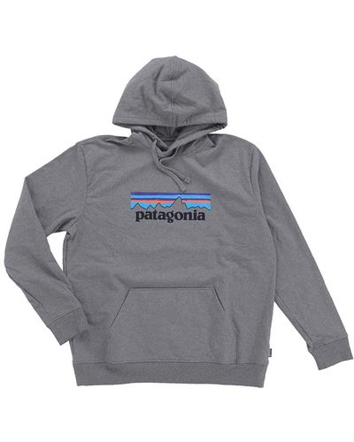 Patagonia P-6 Logo Uprisal Hoody Hooded Sweatshirt - Grau