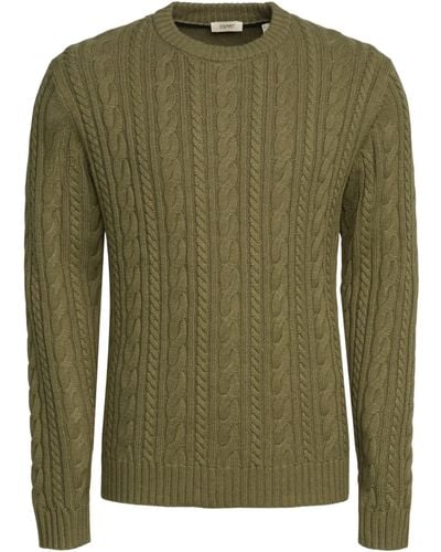 Esprit 093ee2i307 Sweater - Vert